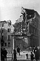 Padova distruzione in una piazza imprecisata dopo bombardamento austriaco 1916